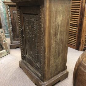 k78 2552 indian furniture small carved door cabinet right