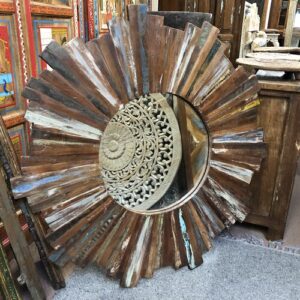 k75 4541 reclaimed circular mirrors block sun left