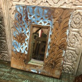 kh23 083 f indian accessories hand carved mirrors small right