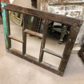 kh25 78 indian furniture small panelled mirror right