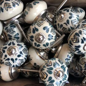 k78 2869 e k80 8161 indian accessory gift ceramic knobs leafy set