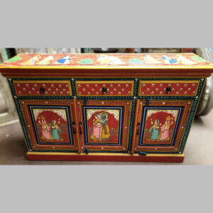 k80 8024 indian furniture red painted sideboard main