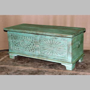 k81 7977 indian furniture carved front trunk factory