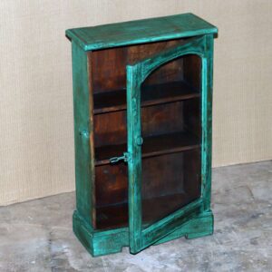k81 7986 indian furniture small green wall cabinet factory