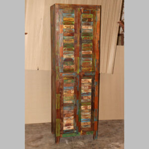 k81 7997 indian furniture slim tall reclaimed unit factory