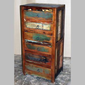 k81 8027 indian furniture slim 6 drawer chest factory