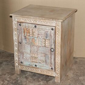 k81 j2 indian furniture carved block bedside table factory