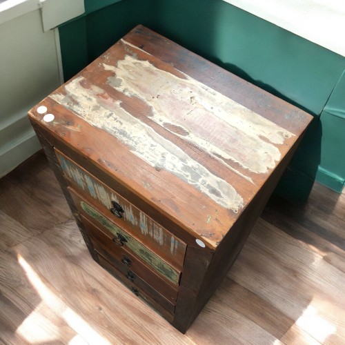 k82 7419 indian furniture slim chest of drawers recycled