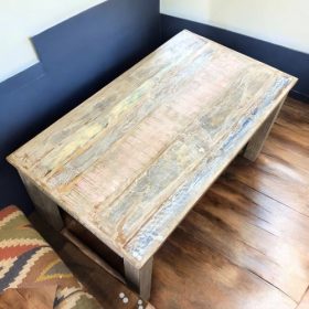 k82 7422 indian furniture pastel wash dining table wooden