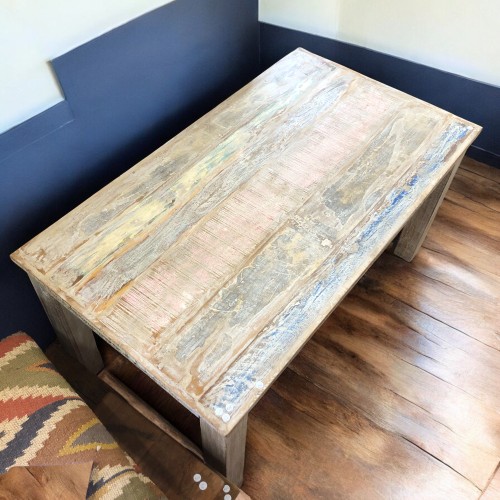 k82 7422 indian furniture pastel wash dining table wooden