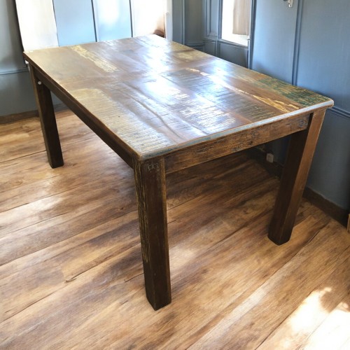 k82 7423 indian furniture 150 x 90 dining table recycled