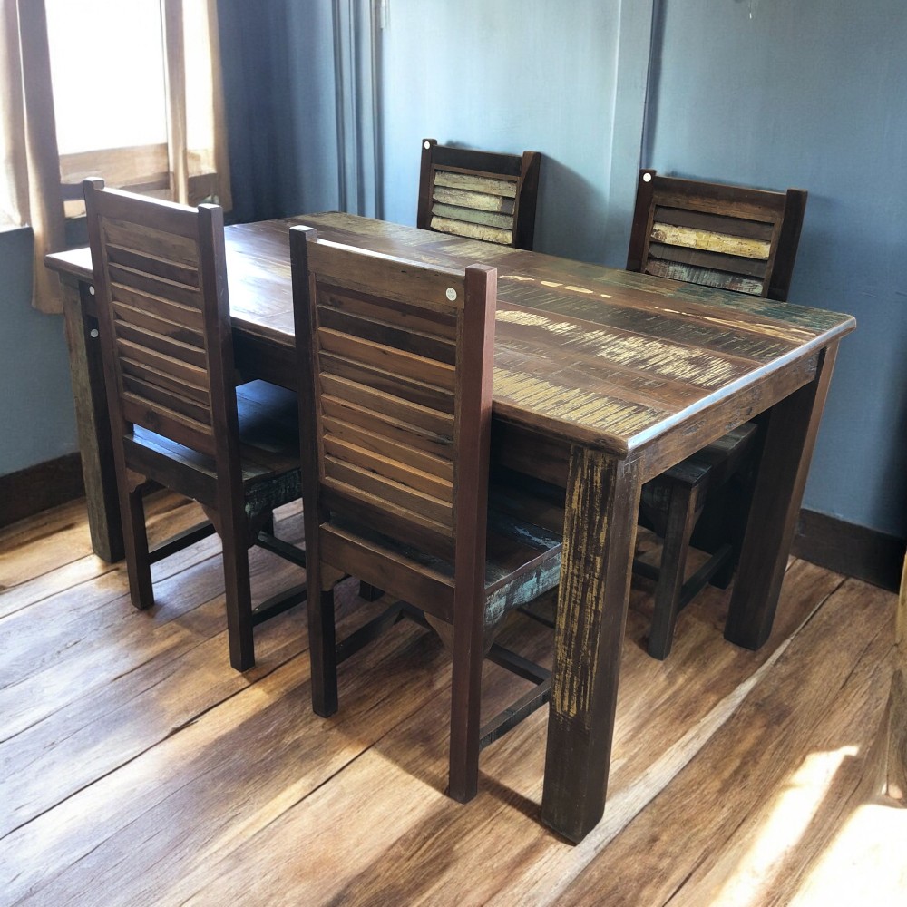 k82 7423 indian furniture 150 x 90 dining table 4 seater