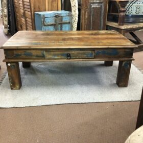 k81 8029 indian furniture coffee tables 1 drawer front