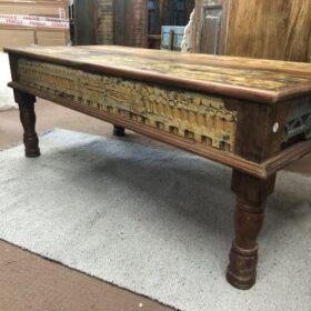k81 8048 indian furniture medium carved edge table back