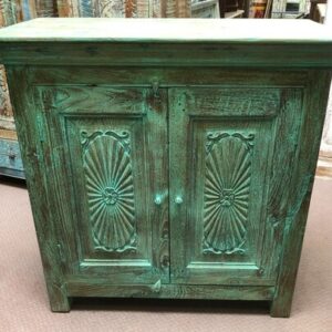 k81 8065 indian furniture charming green cabinet front
