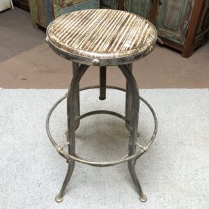 k81 8084 indian furniture vintage metal stools main