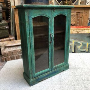 k81 8098 indian furniture shallow turquoise cabinet main