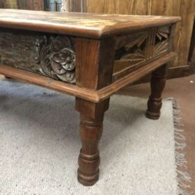 k81 8100 indian furniture carved edge coffee edge
