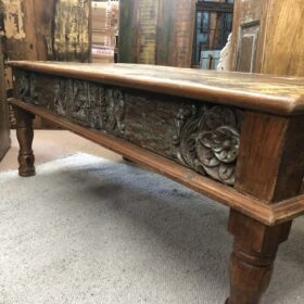 k81 8100 indian furniture carved edge coffee details