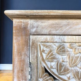 k83 7202 indian furniture ornate natural cabinet white