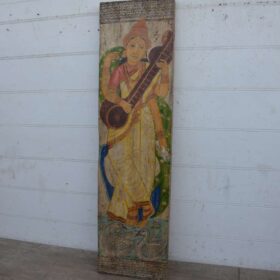 kh26 13 indian furniture painted goddess panel factory