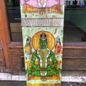 kh26 12 indian furniture hand painted panel lower
