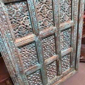 kh26 5 indian furniture carved panel 103 x 146cm left