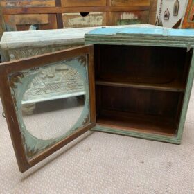 kh26 58 indian furniture vintage wall cabinet inside