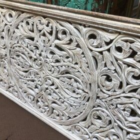kh26 7 indian furniture carved panel 180 x 90cm right