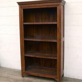kh27 196 indian furniture teak shelved bookcase factory