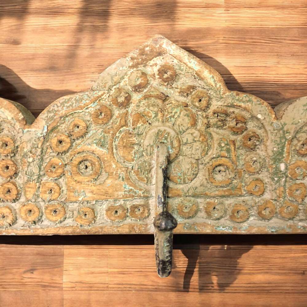 kh26 80 indian accessory gift carved hooks blue