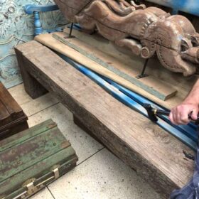 k82 4877 indian furniture heavy teak bench factory