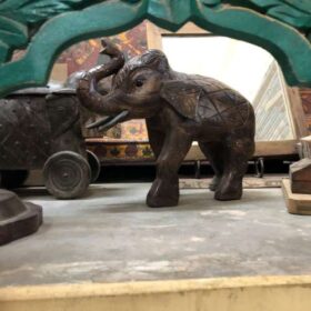 k82 7075 indian accessory gift stunning wooden elephant factory