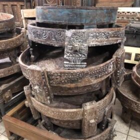 k82 7105 indian furniture 'chakki' table factory