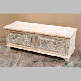 k82 7116 indian furniture sunburst front trunk factory