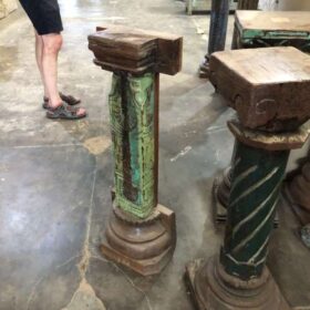 k82 7198 h a indian furniture 'half pillar' stand factory