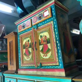 k82 7217 indian furniture charming painted cabinet factory