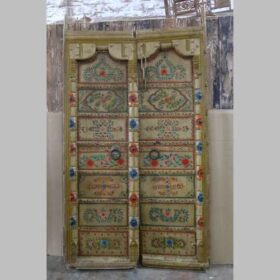k82 8124 indian furniture vintage old teak door factory front