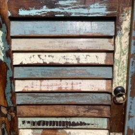 kh27 121 b indian furniture recycled shutter sideboard close