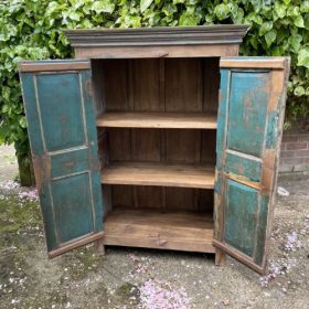k82 7133 indian furniture old door cabinet inside