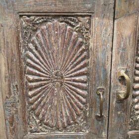 k82 7133 indian furniture old door cabinet details