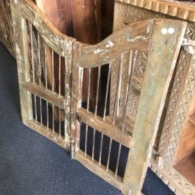 k82 4888 a indian furniture old teak 'dog gates' right