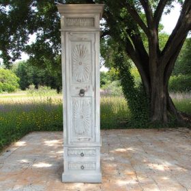 k82 4901 indian furniture slim and tall cabinet front