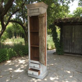 k82 4901 indian furniture slim and tall cabinet open