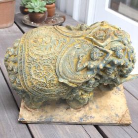 k82 7052 a indian accessory gift ornate elephant statues above