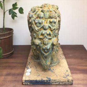 k82 7052 c indian accessory gift ornate elephant statues front