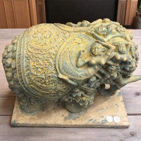 k82 7052 c indian accessory gift ornate elephant statues above