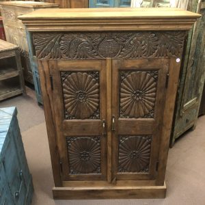 k82 7057 indian furniture sunburst cabinet main