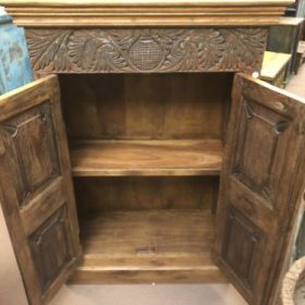 k82 7057 indian furniture sunburst cabinet open