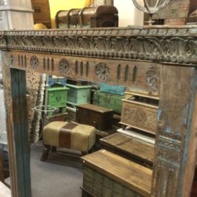 k82 7077 indian furniture majestic mirror close top